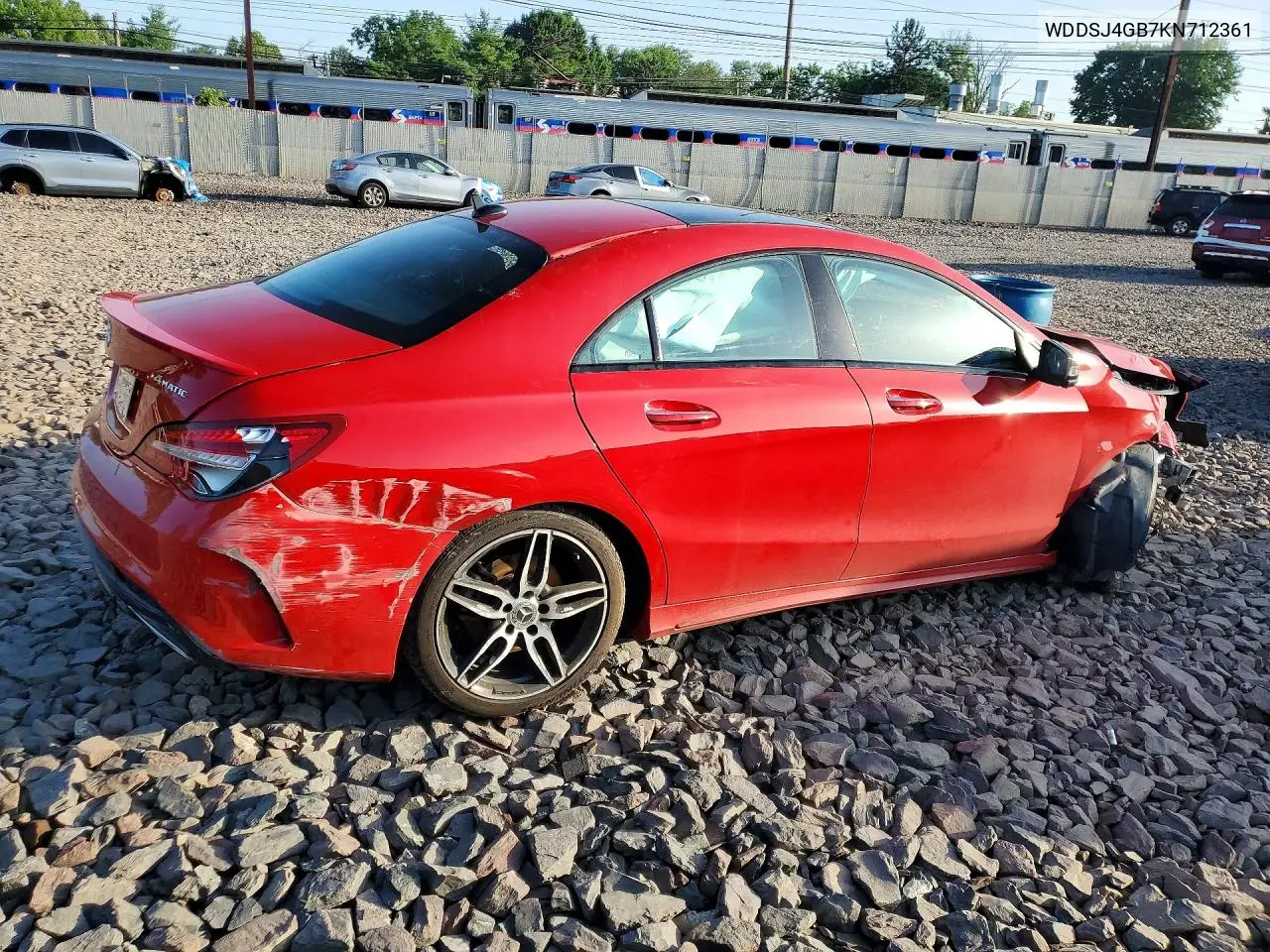 2019 Mercedes-Benz Cla 250 4Matic VIN: WDDSJ4GB7KN712361 Lot: 57862106