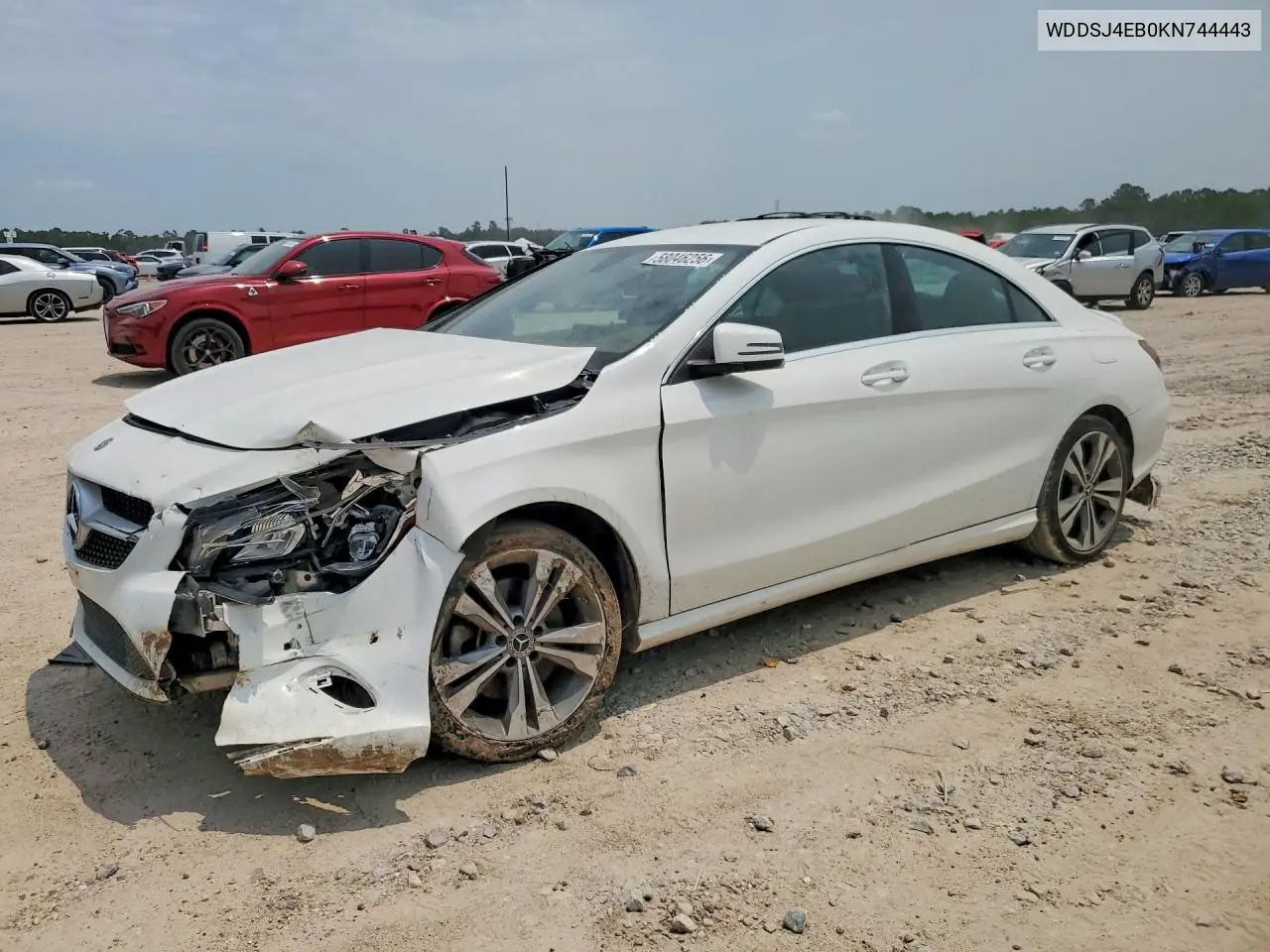 2019 Mercedes-Benz Cla 250 VIN: WDDSJ4EB0KN744443 Lot: 58046256