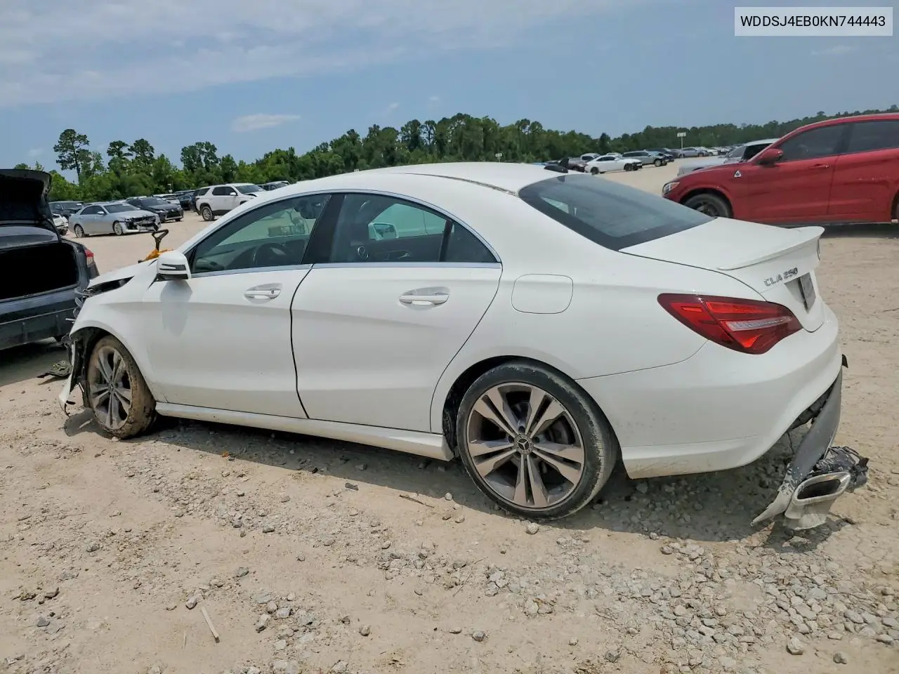 2019 Mercedes-Benz Cla 250 VIN: WDDSJ4EB0KN744443 Lot: 58046256