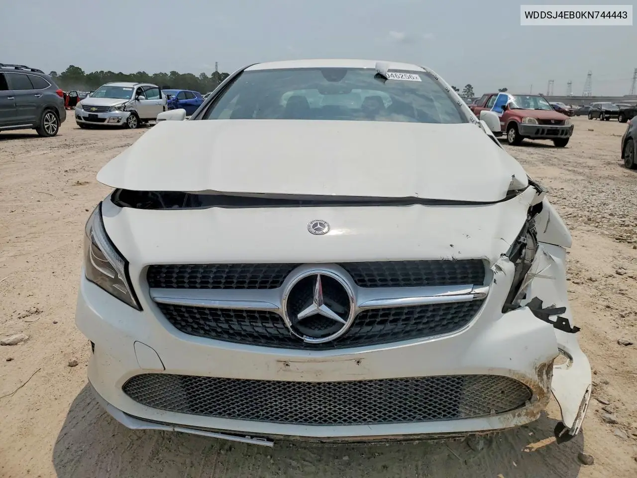 2019 Mercedes-Benz Cla 250 VIN: WDDSJ4EB0KN744443 Lot: 58046256