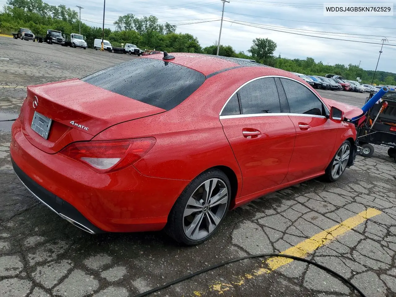 2019 Mercedes-Benz Cla 250 4Matic VIN: WDDSJ4GB5KN762529 Lot: 58146266