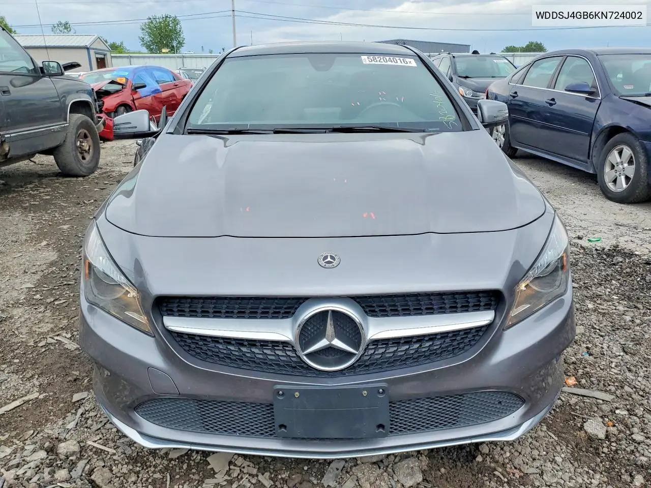2019 Mercedes-Benz Cla 250 4Matic VIN: WDDSJ4GB6KN724002 Lot: 58204016