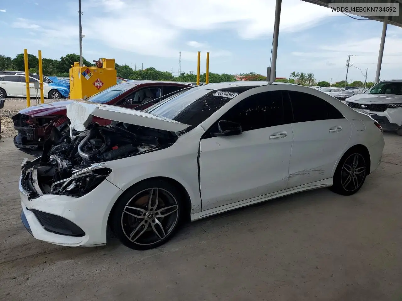 WDDSJ4EB0KN734592 2019 Mercedes-Benz Cla 250