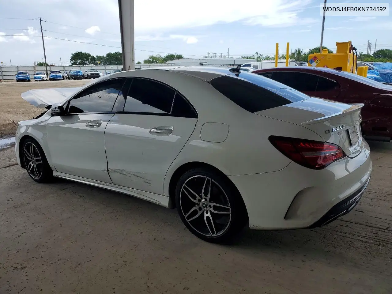 WDDSJ4EB0KN734592 2019 Mercedes-Benz Cla 250