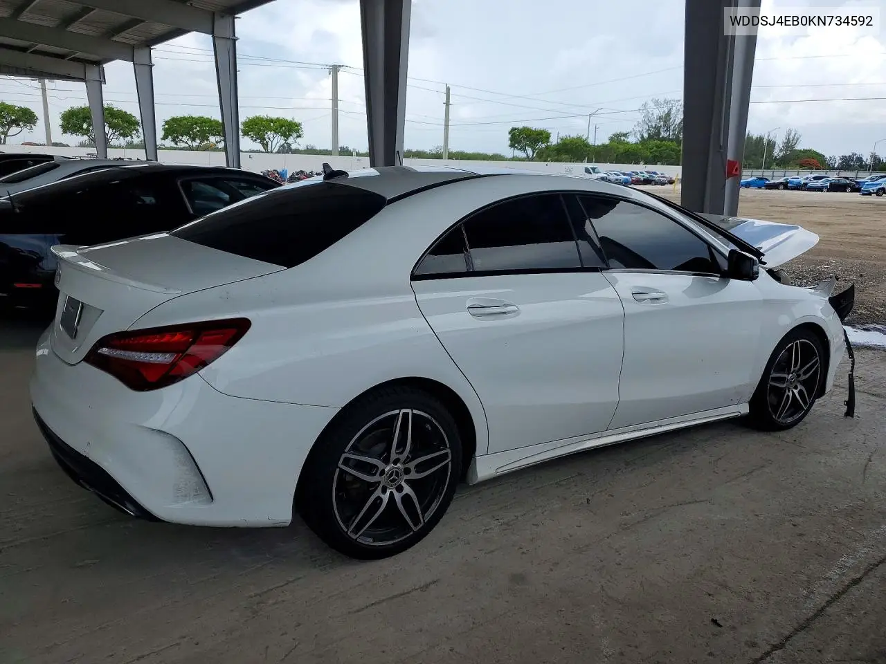 WDDSJ4EB0KN734592 2019 Mercedes-Benz Cla 250