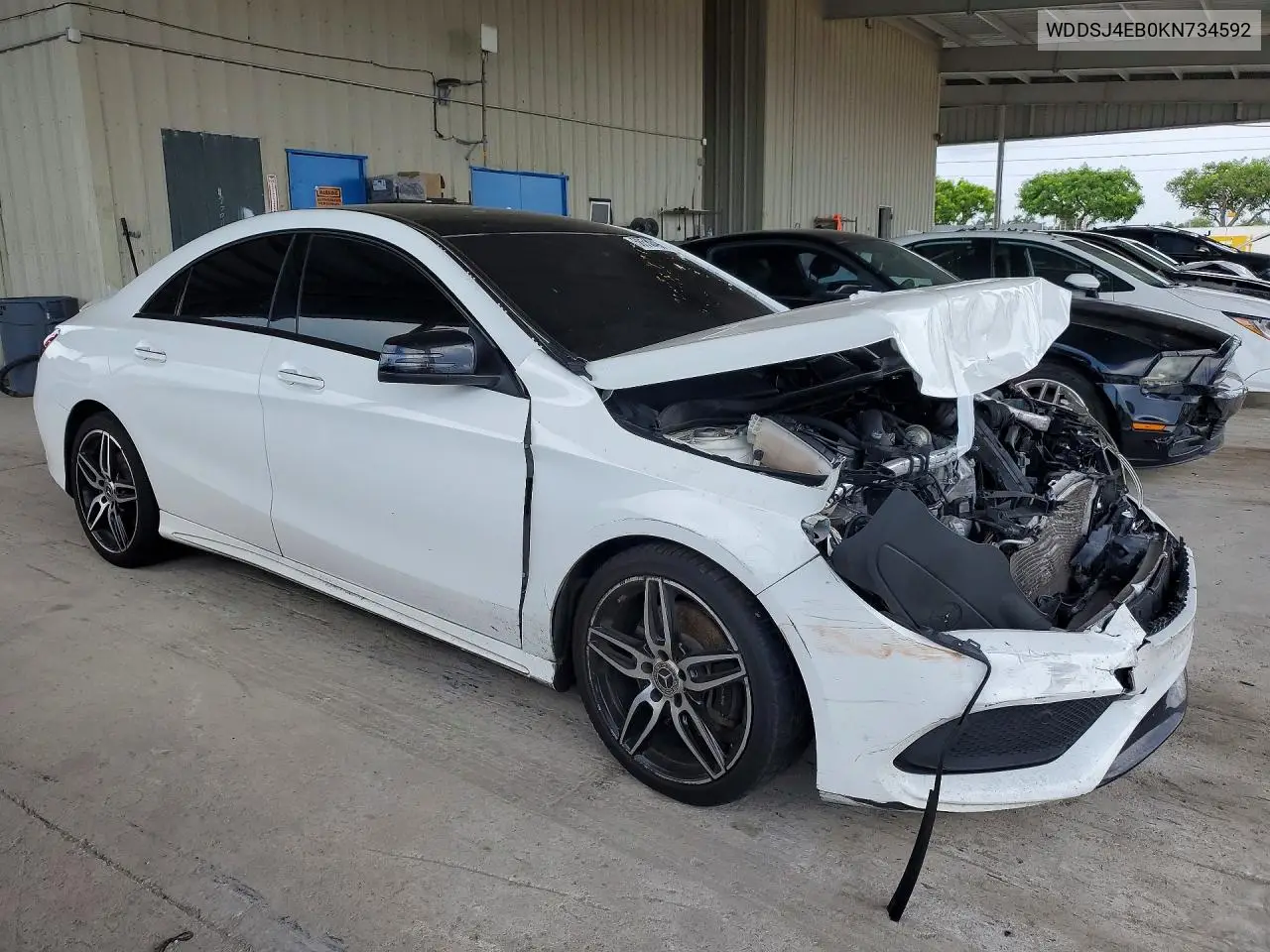 WDDSJ4EB0KN734592 2019 Mercedes-Benz Cla 250