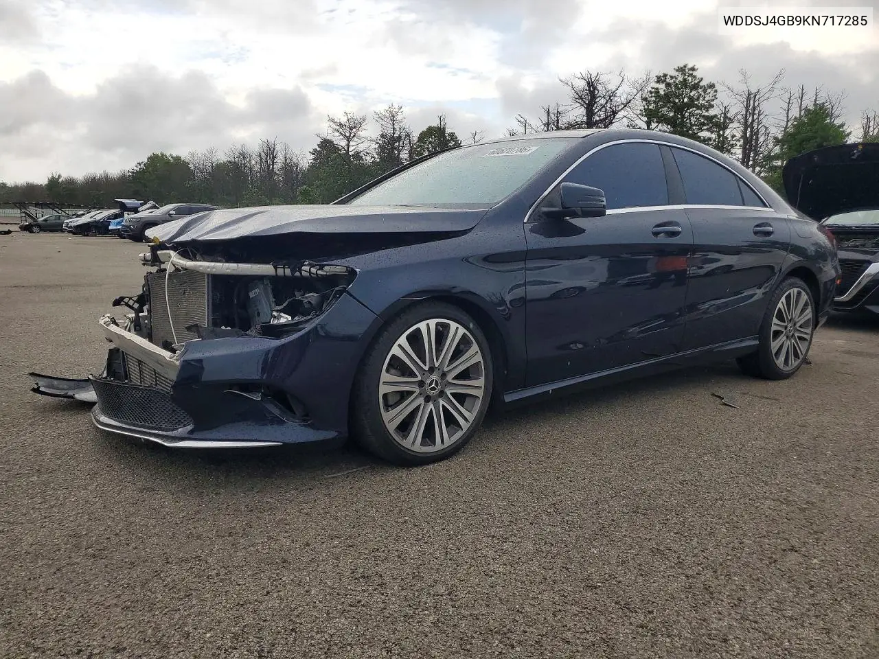 2019 Mercedes-Benz Cla 250 4Matic VIN: WDDSJ4GB9KN717285 Lot: 60620786
