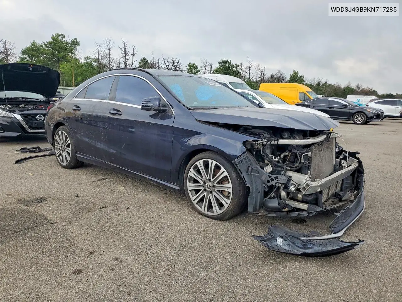 2019 Mercedes-Benz Cla 250 4Matic VIN: WDDSJ4GB9KN717285 Lot: 60620786