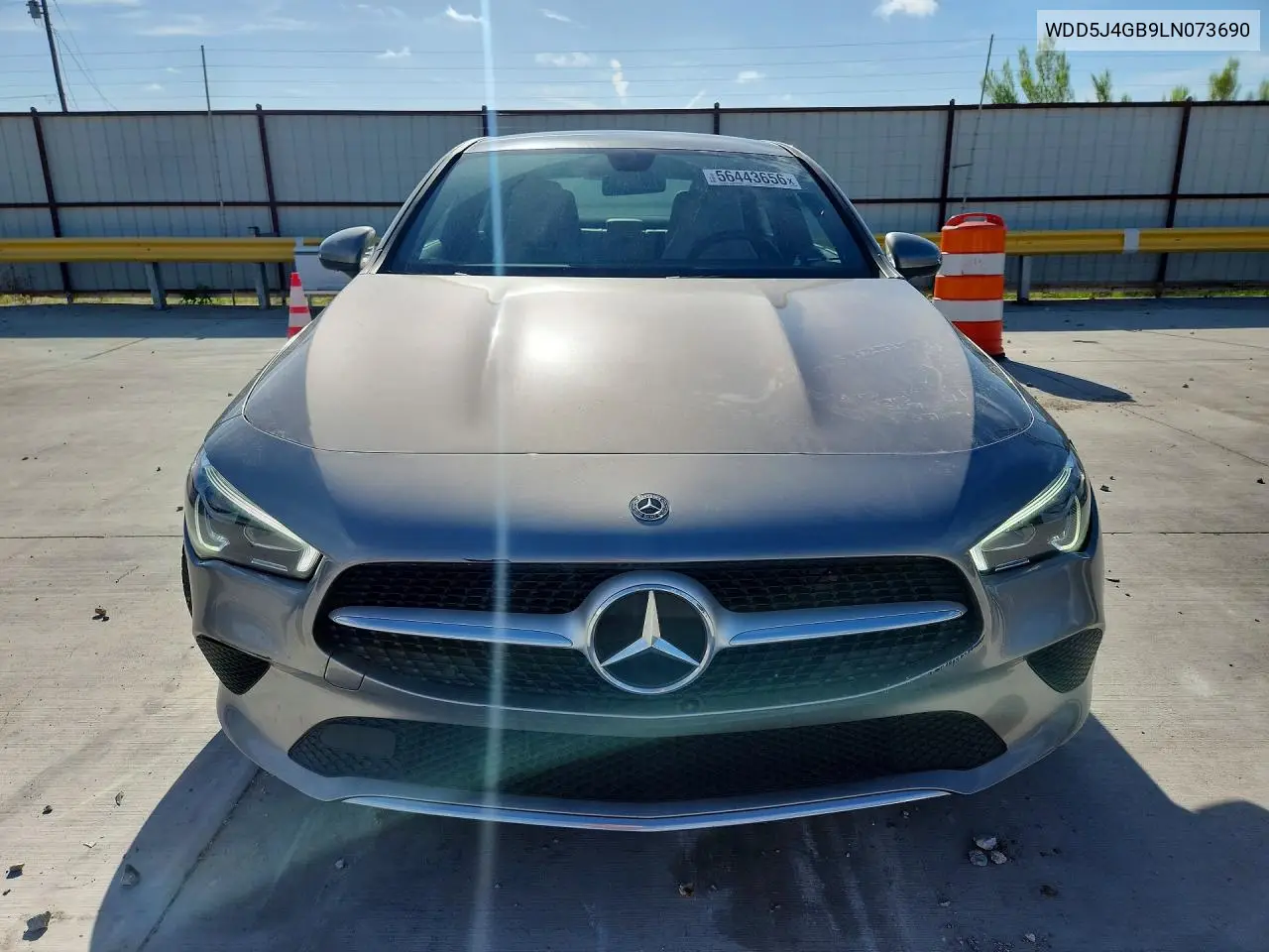 2020 Mercedes-Benz Cla 250 VIN: WDD5J4GB9LN073690 Lot: 56443656