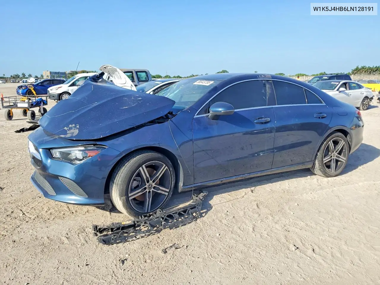 2020 Mercedes-Benz Cla 250 4Matic VIN: W1K5J4HB6LN128191 Lot: 56643796