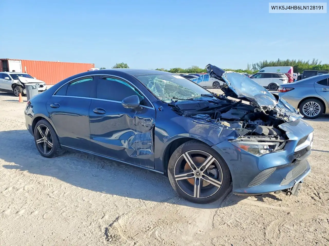 2020 Mercedes-Benz Cla 250 4Matic VIN: W1K5J4HB6LN128191 Lot: 56643796