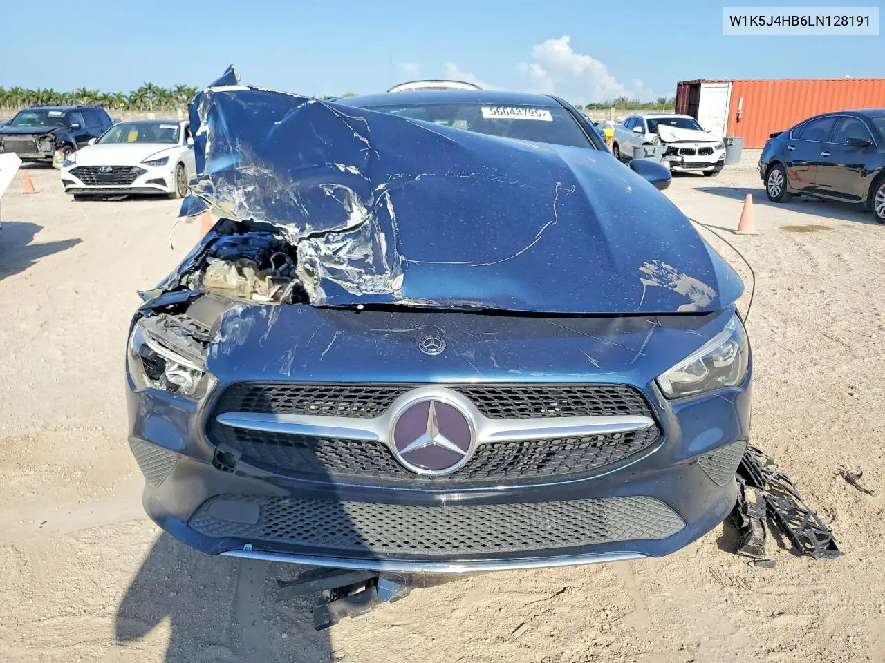 2020 Mercedes-Benz Cla 250 4Matic VIN: W1K5J4HB6LN128191 Lot: 56643796