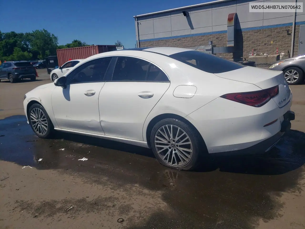 2020 Mercedes-Benz Cla 250 4Matic VIN: WDD5J4HB7LN070642 Lot: 57078916