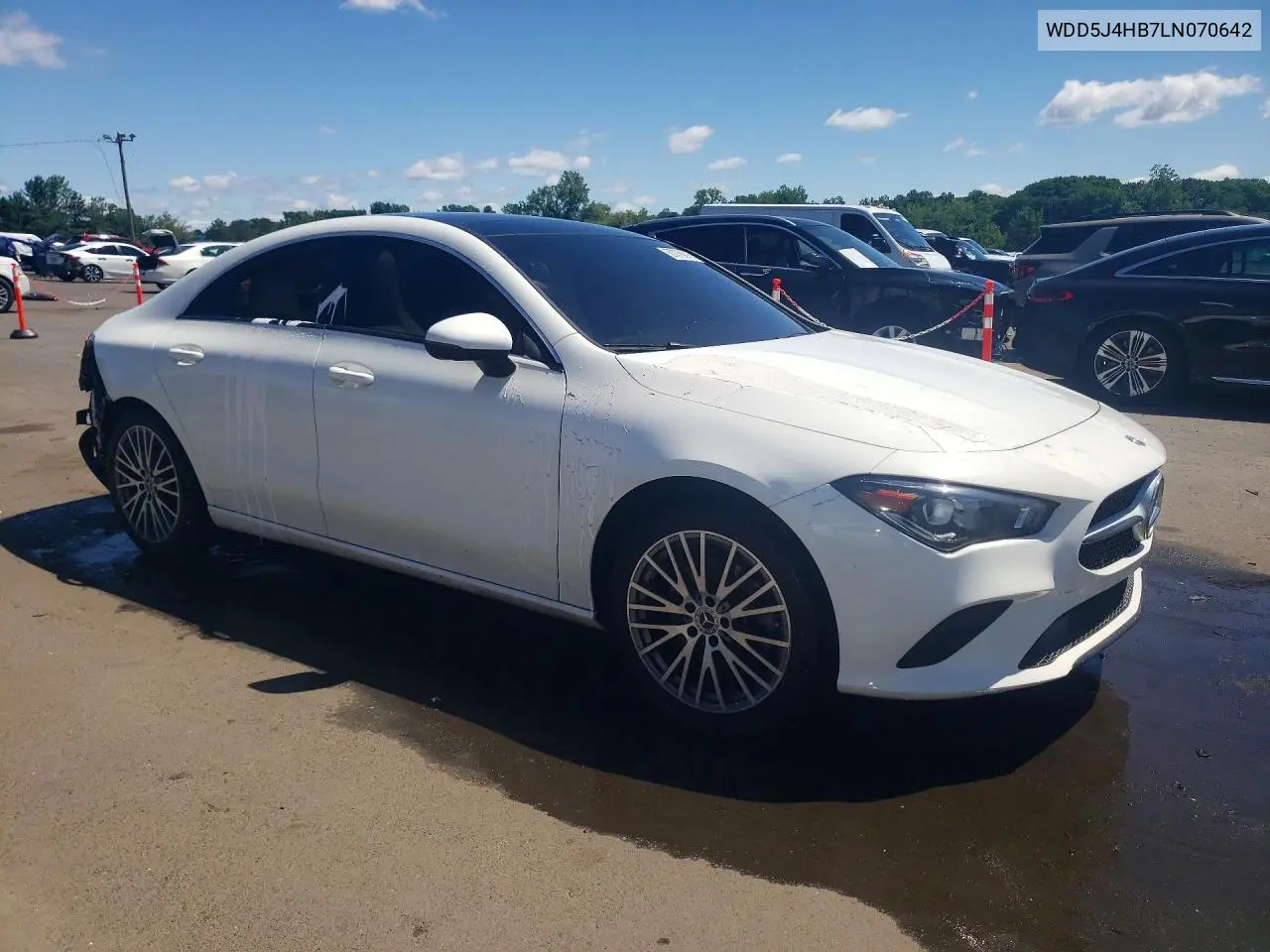 2020 Mercedes-Benz Cla 250 4Matic VIN: WDD5J4HB7LN070642 Lot: 57078916