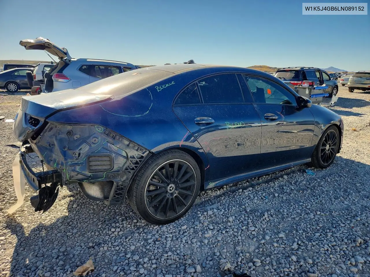 2020 Mercedes-Benz Cla 250 VIN: W1K5J4GB6LN089152 Lot: 57715716