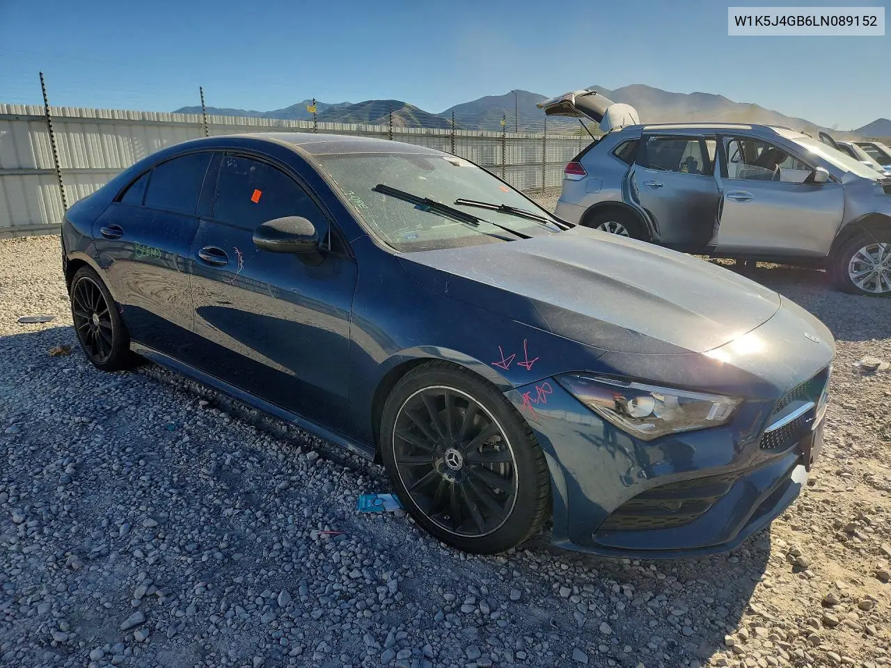 2020 Mercedes-Benz Cla 250 VIN: W1K5J4GB6LN089152 Lot: 57715716