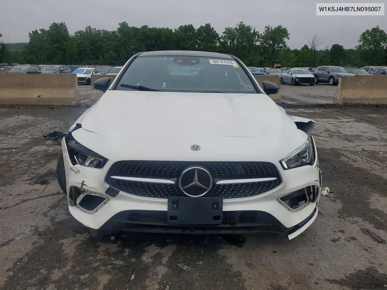 2020 Mercedes-Benz Cla 250 4Matic VIN: W1K5J4HB7LN095007 Lot: 60147246