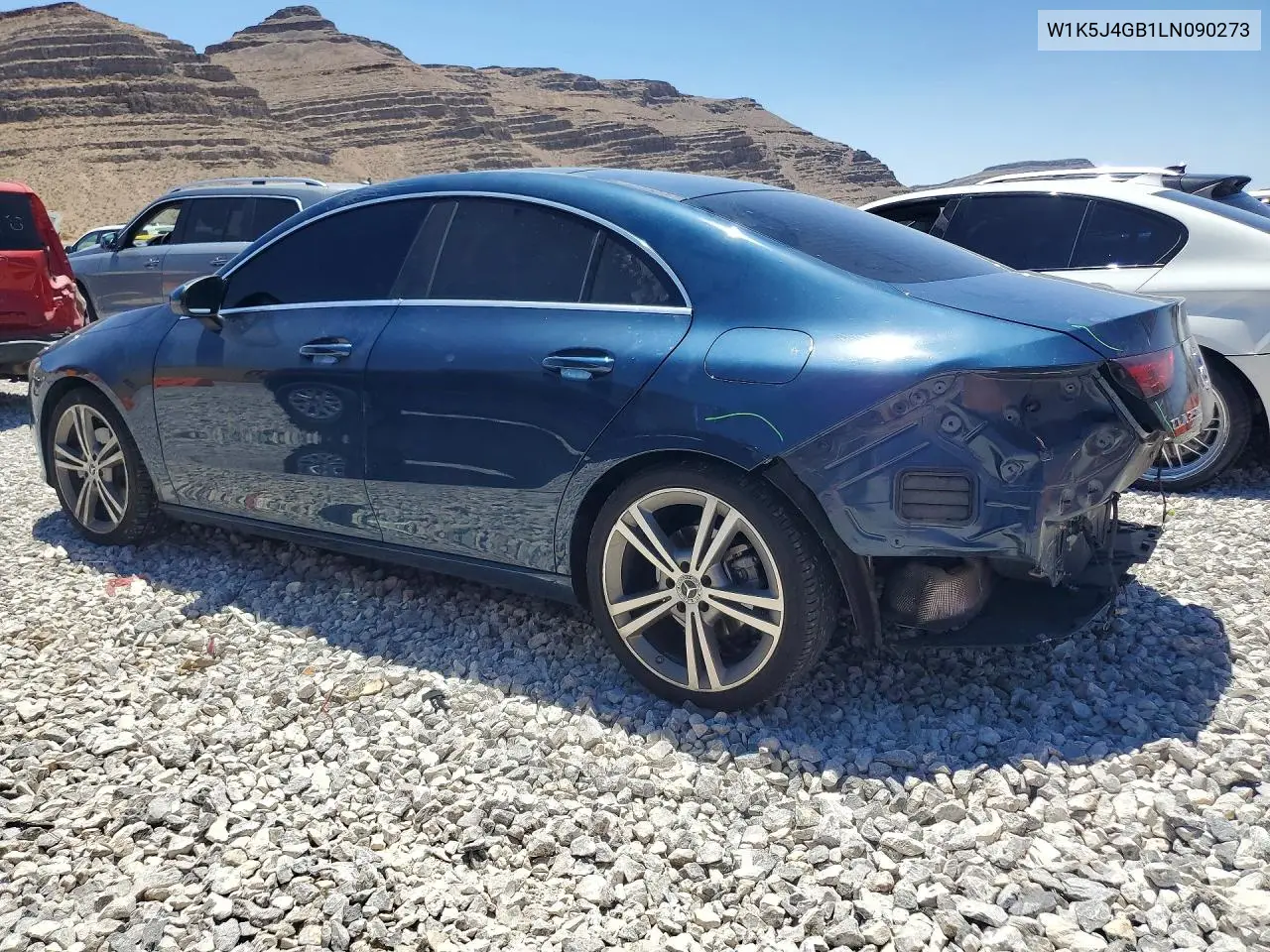 2020 Mercedes-Benz Cla 250 VIN: W1K5J4GB1LN090273 Lot: 85978675