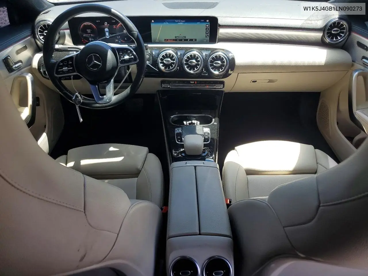 2020 Mercedes-Benz Cla 250 VIN: W1K5J4GB1LN090273 Lot: 85978675