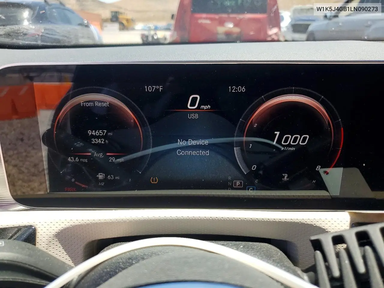 2020 Mercedes-Benz Cla 250 VIN: W1K5J4GB1LN090273 Lot: 85978675
