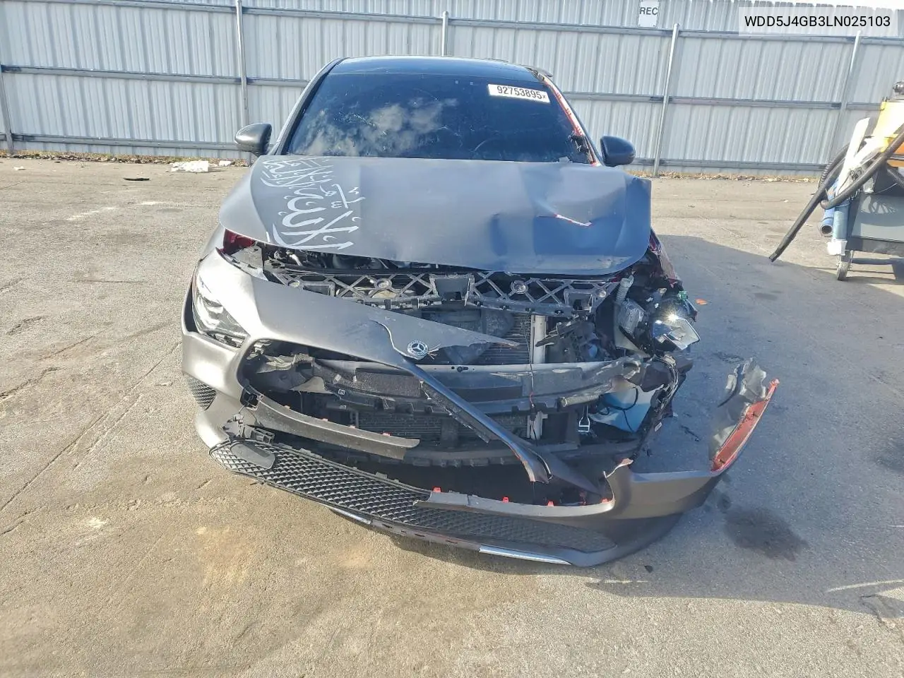 WDD5J4GB3LN025103 2020 Mercedes-Benz Cla 250