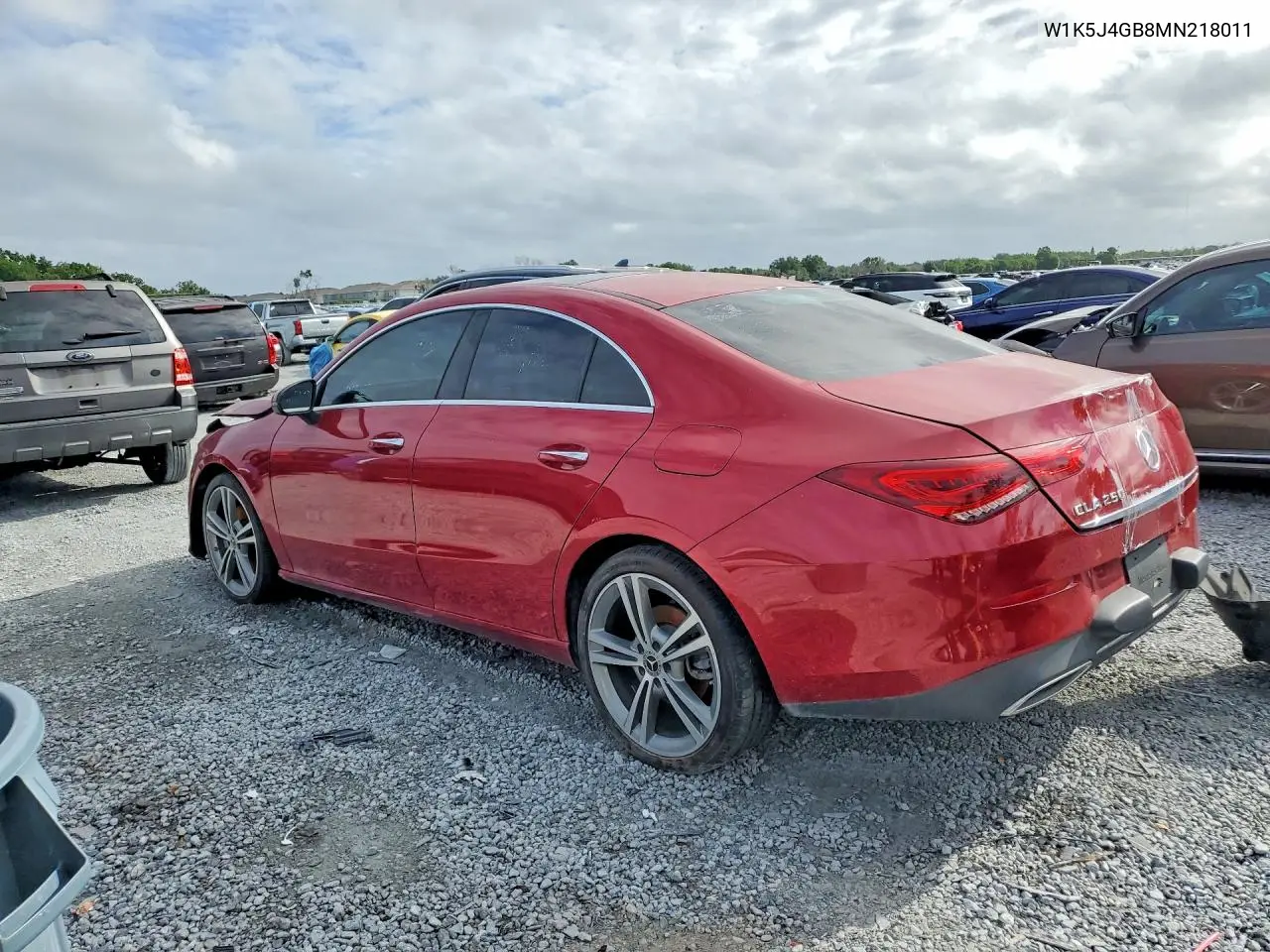 2021 Mercedes-Benz Cla 250 VIN: W1K5J4GB8MN218011 Lot: 48948136