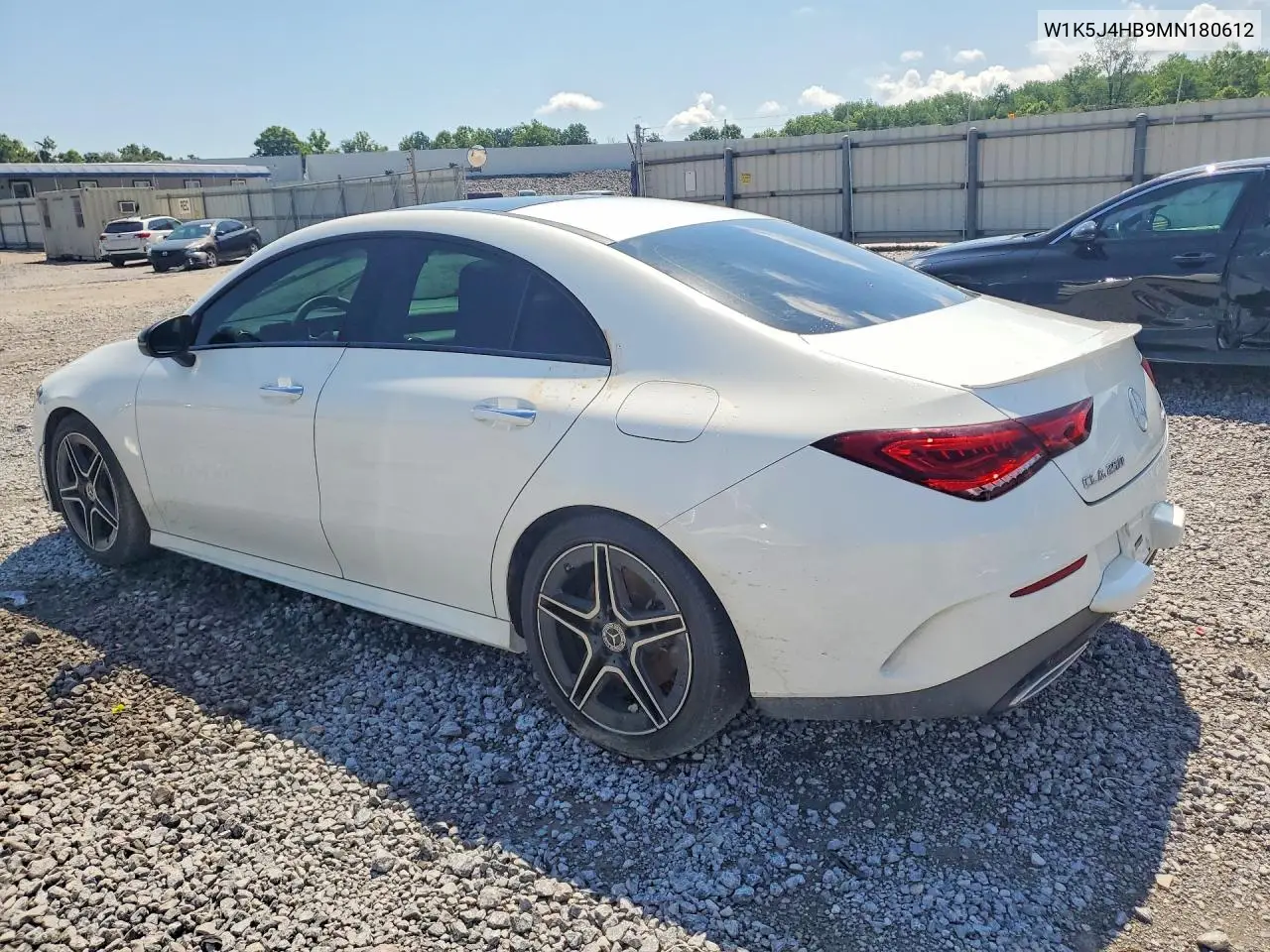 2021 Mercedes-Benz Cla 250 VIN: W1K5J4HB9MN180612 Lot: 56128466
