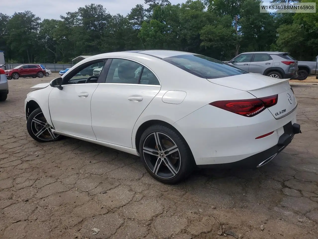 2021 Mercedes-Benz Cla 250 VIN: W1K5J4GB8MN165908 Lot: 56853386