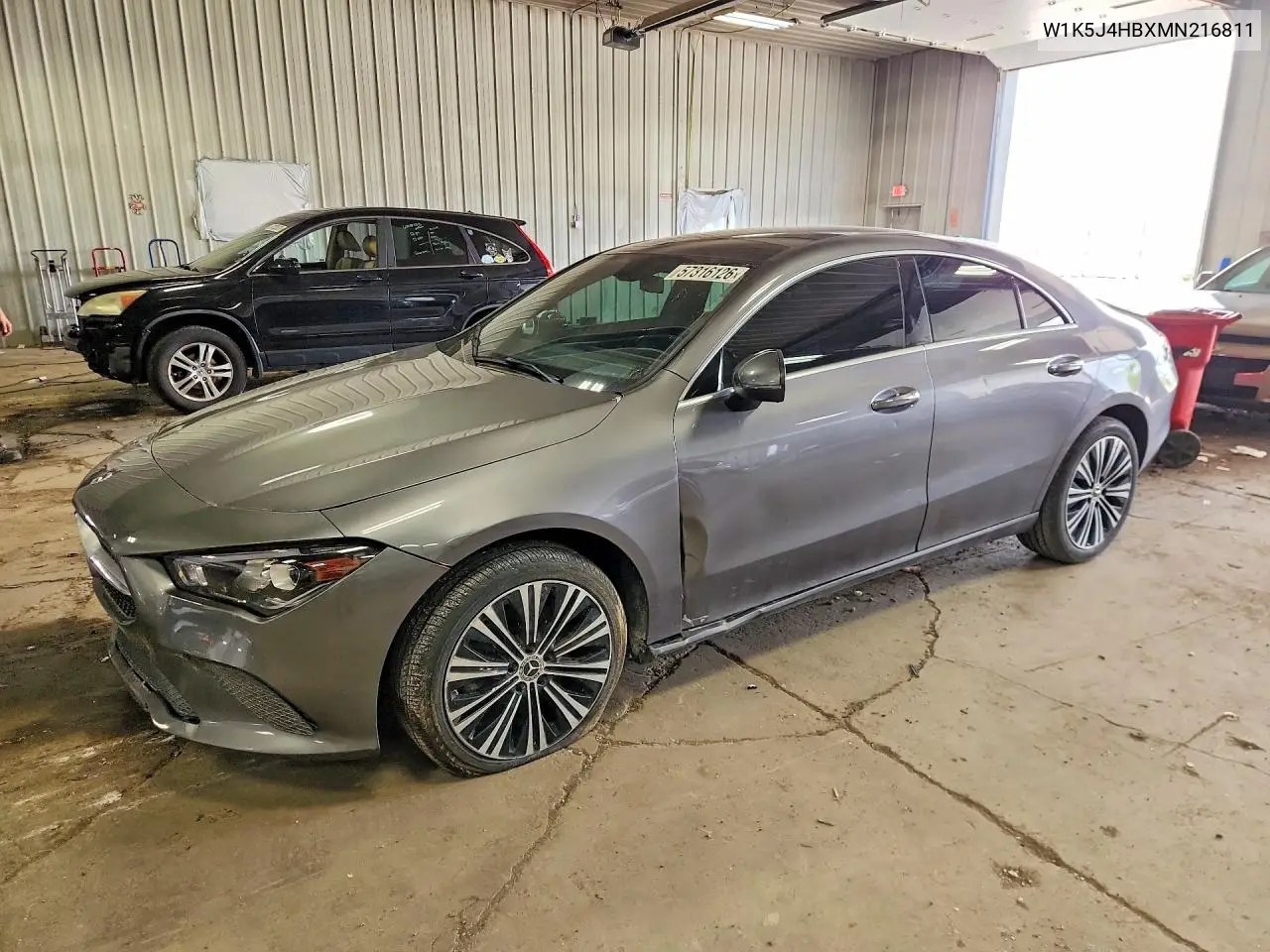 2021 Mercedes-Benz Cla 250 4Matic VIN: W1K5J4HBXMN216811 Lot: 57316126