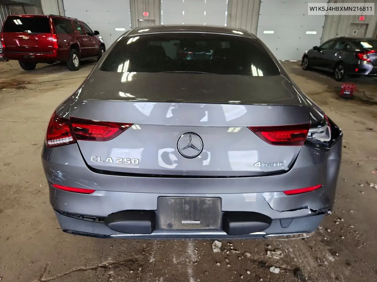 2021 Mercedes-Benz Cla 250 4Matic VIN: W1K5J4HBXMN216811 Lot: 57316126