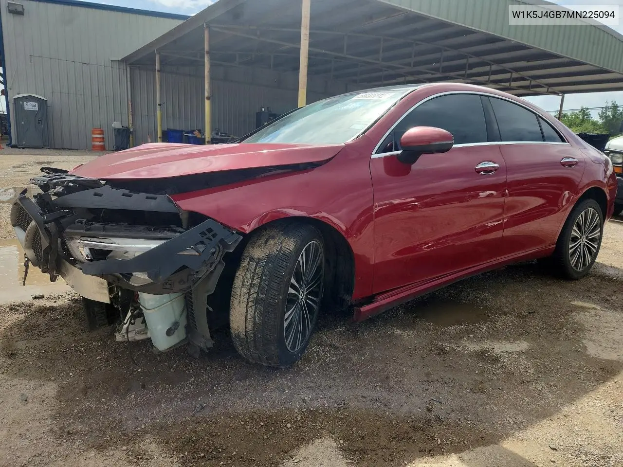 2021 Mercedes-Benz Cla 250 VIN: W1K5J4GB7MN225094 Lot: 57418316