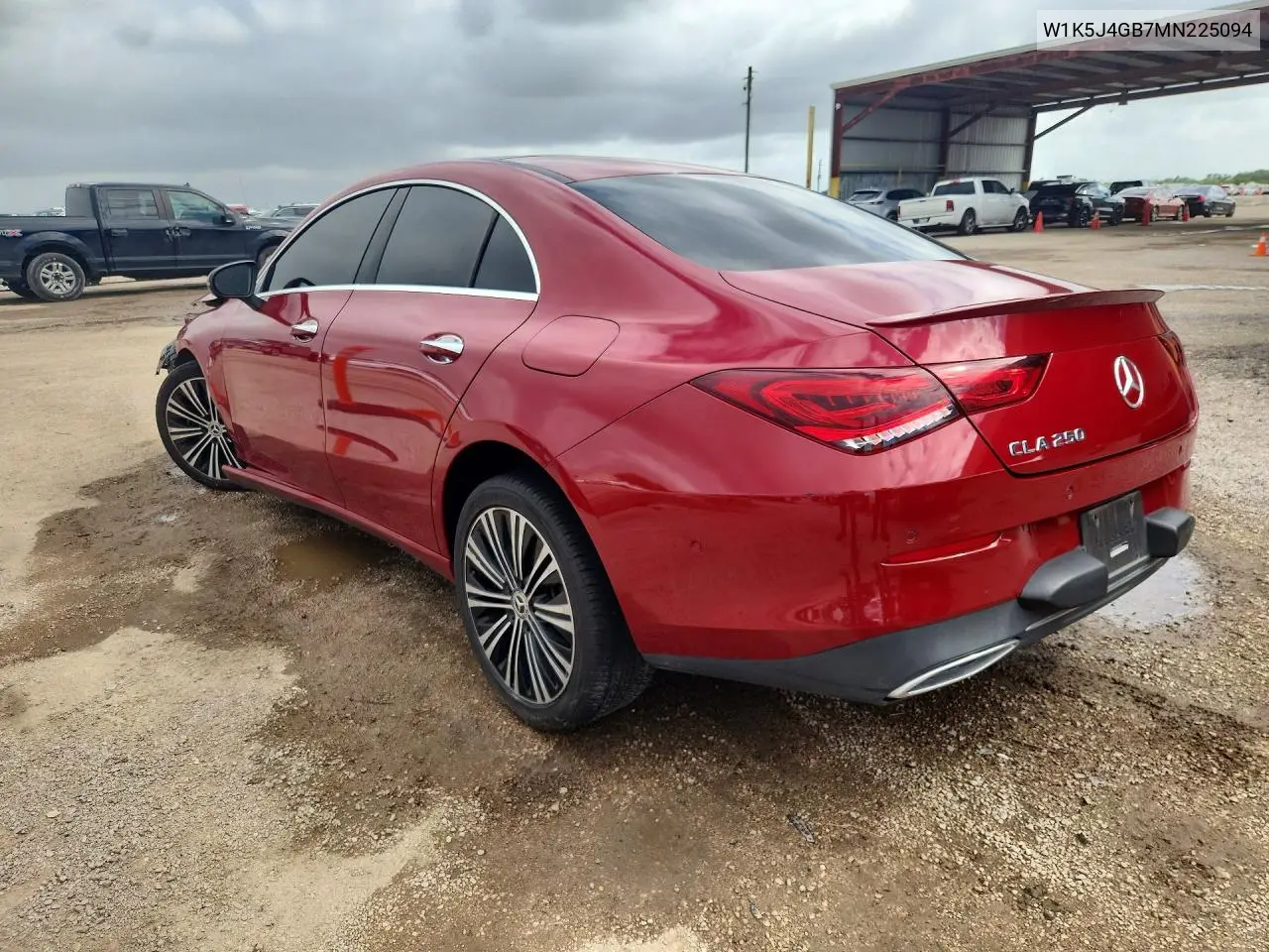 2021 Mercedes-Benz Cla 250 VIN: W1K5J4GB7MN225094 Lot: 57418316
