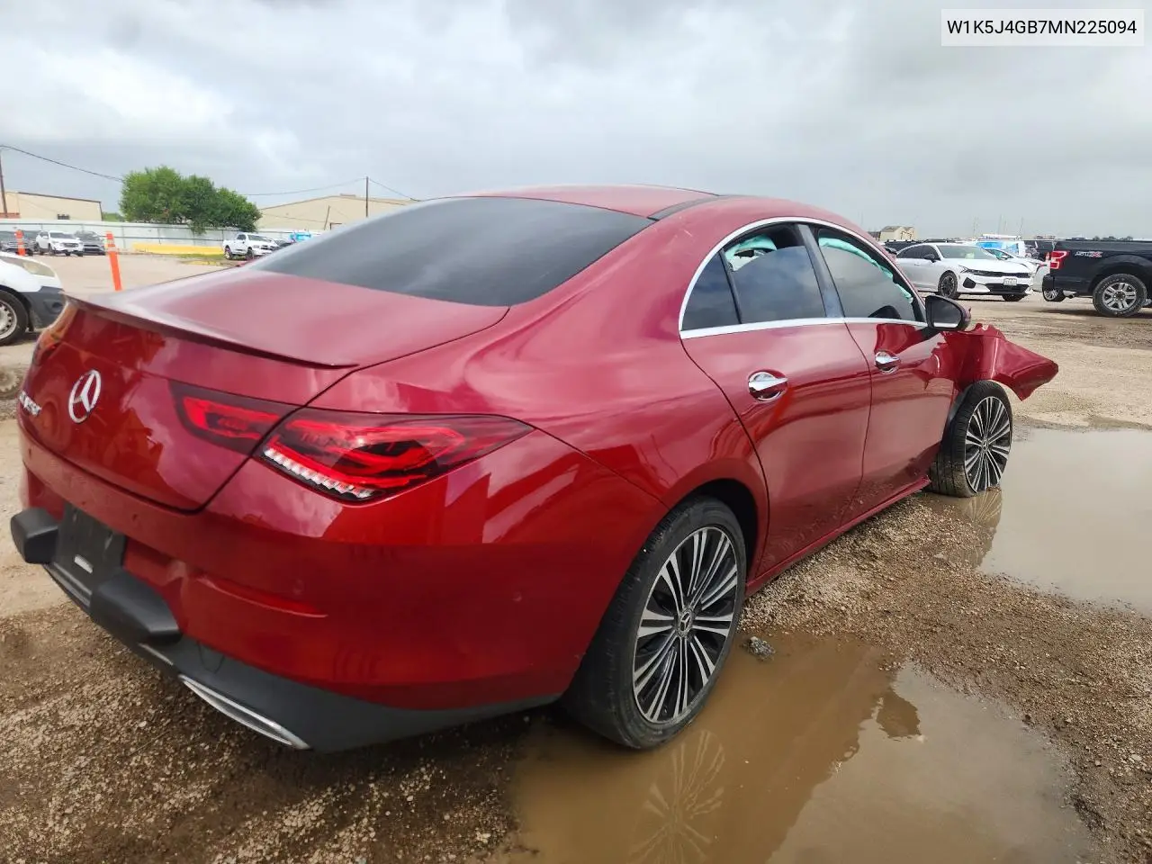 2021 Mercedes-Benz Cla 250 VIN: W1K5J4GB7MN225094 Lot: 57418316
