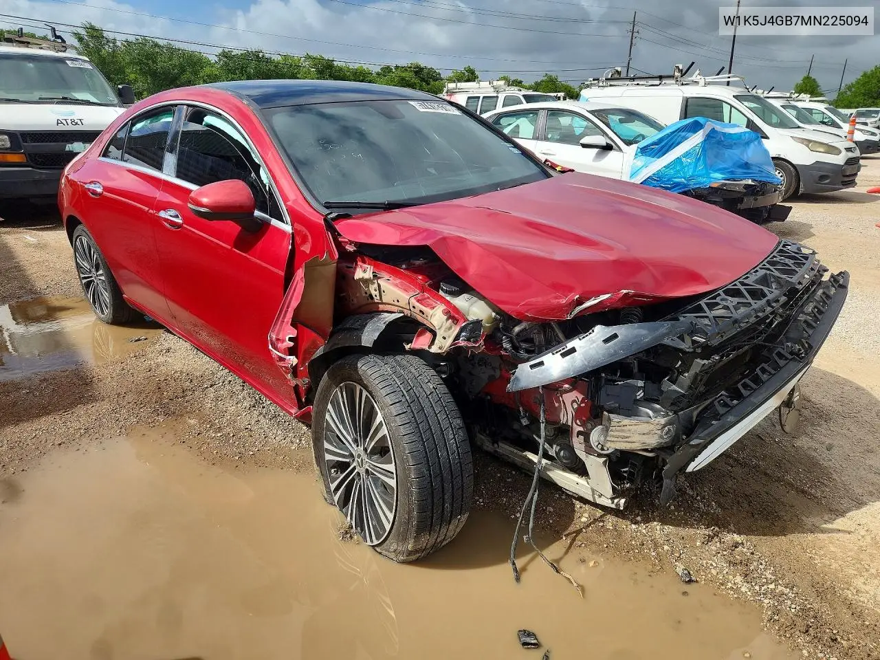 2021 Mercedes-Benz Cla 250 VIN: W1K5J4GB7MN225094 Lot: 57418316