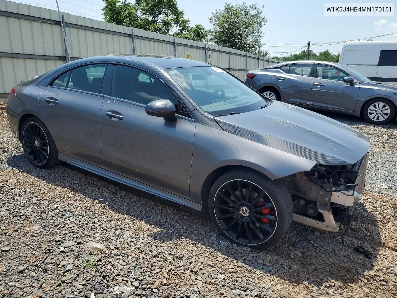 2021 Mercedes-Benz Cla 250 4Matic VIN: W1K5J4HB4MN170151 Lot: 58586336