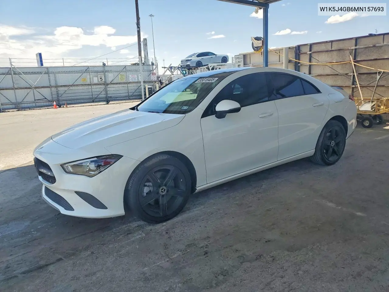 2021 Mercedes-Benz Cla 250 VIN: W1K5J4GB6MN157693 Lot: 85618405