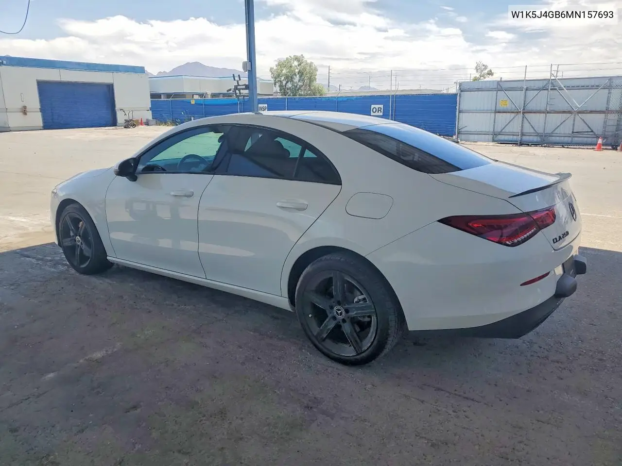 2021 Mercedes-Benz Cla 250 VIN: W1K5J4GB6MN157693 Lot: 85618405