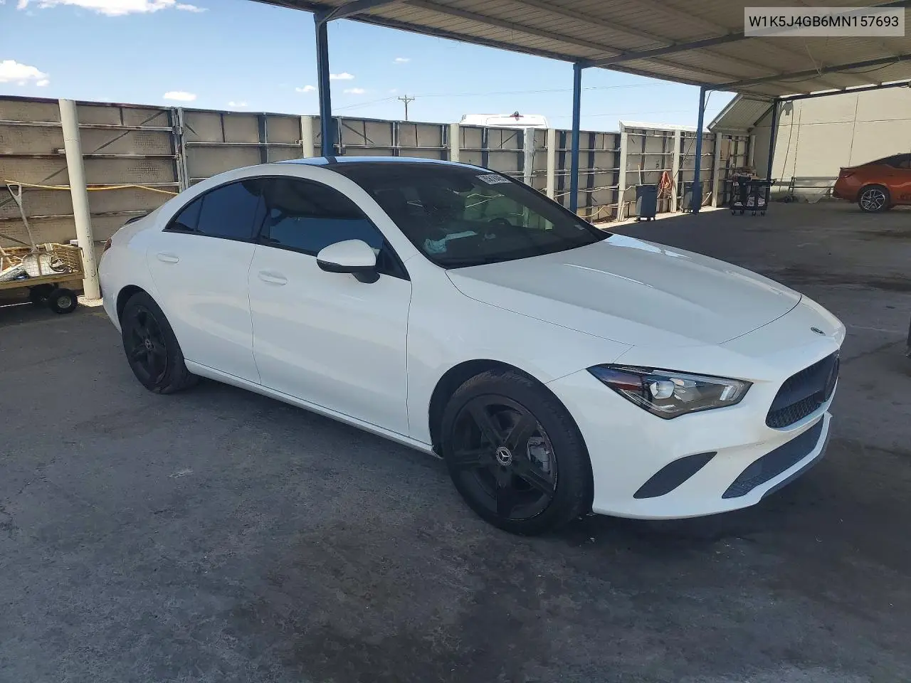 2021 Mercedes-Benz Cla 250 VIN: W1K5J4GB6MN157693 Lot: 85618405