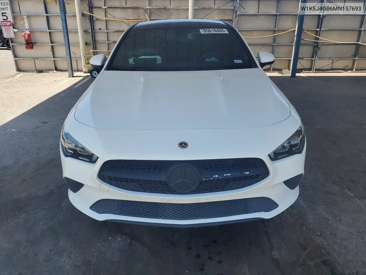 2021 Mercedes-Benz Cla 250 VIN: W1K5J4GB6MN157693 Lot: 85618405
