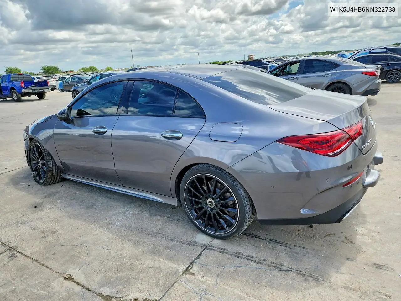 2022 Mercedes-Benz Cla 250 4Matic VIN: W1K5J4HB6NN322738 Lot: 57344036
