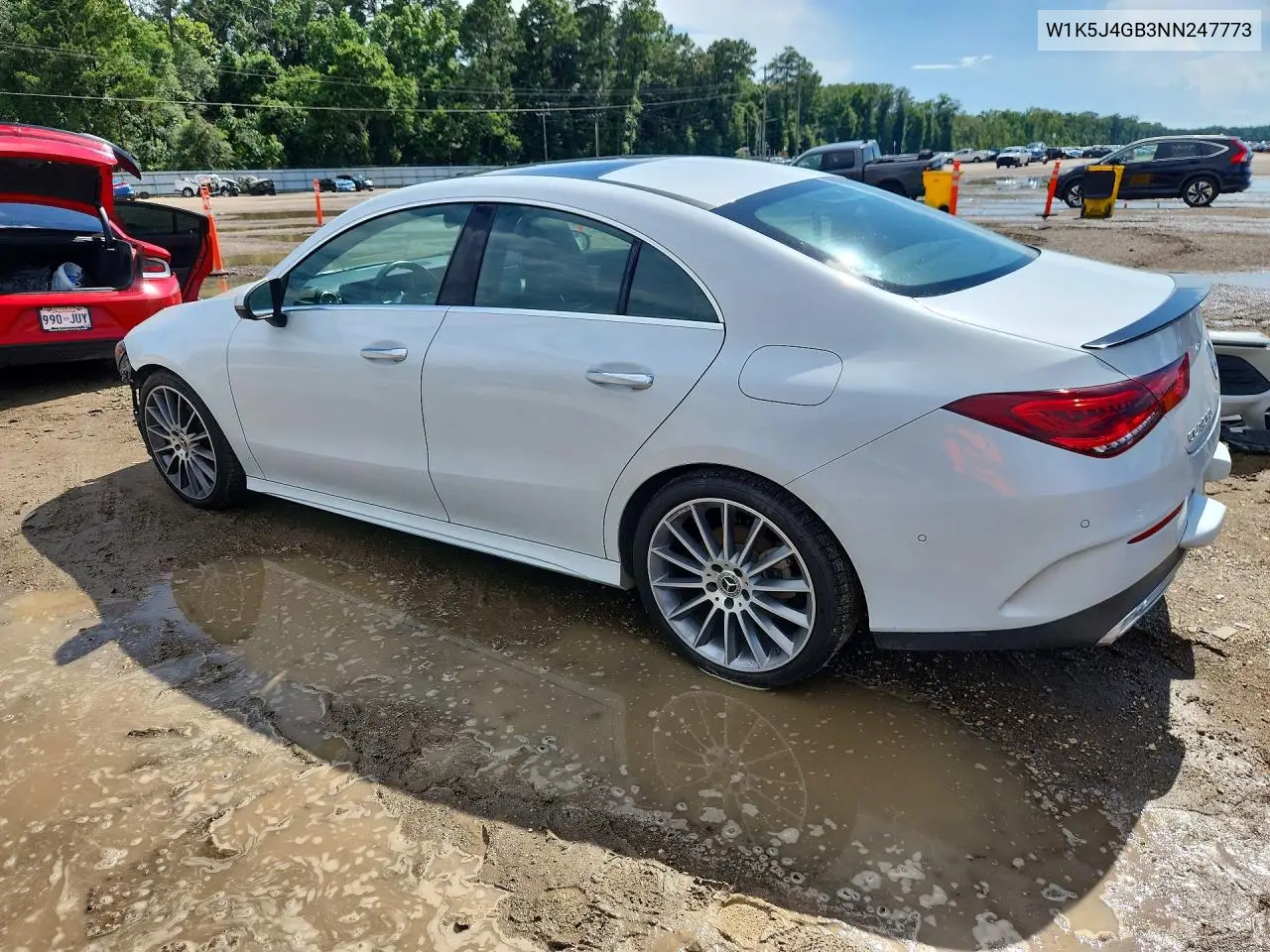 2022 Mercedes-Benz Cla 250 VIN: W1K5J4GB3NN247773 Lot: 59087216