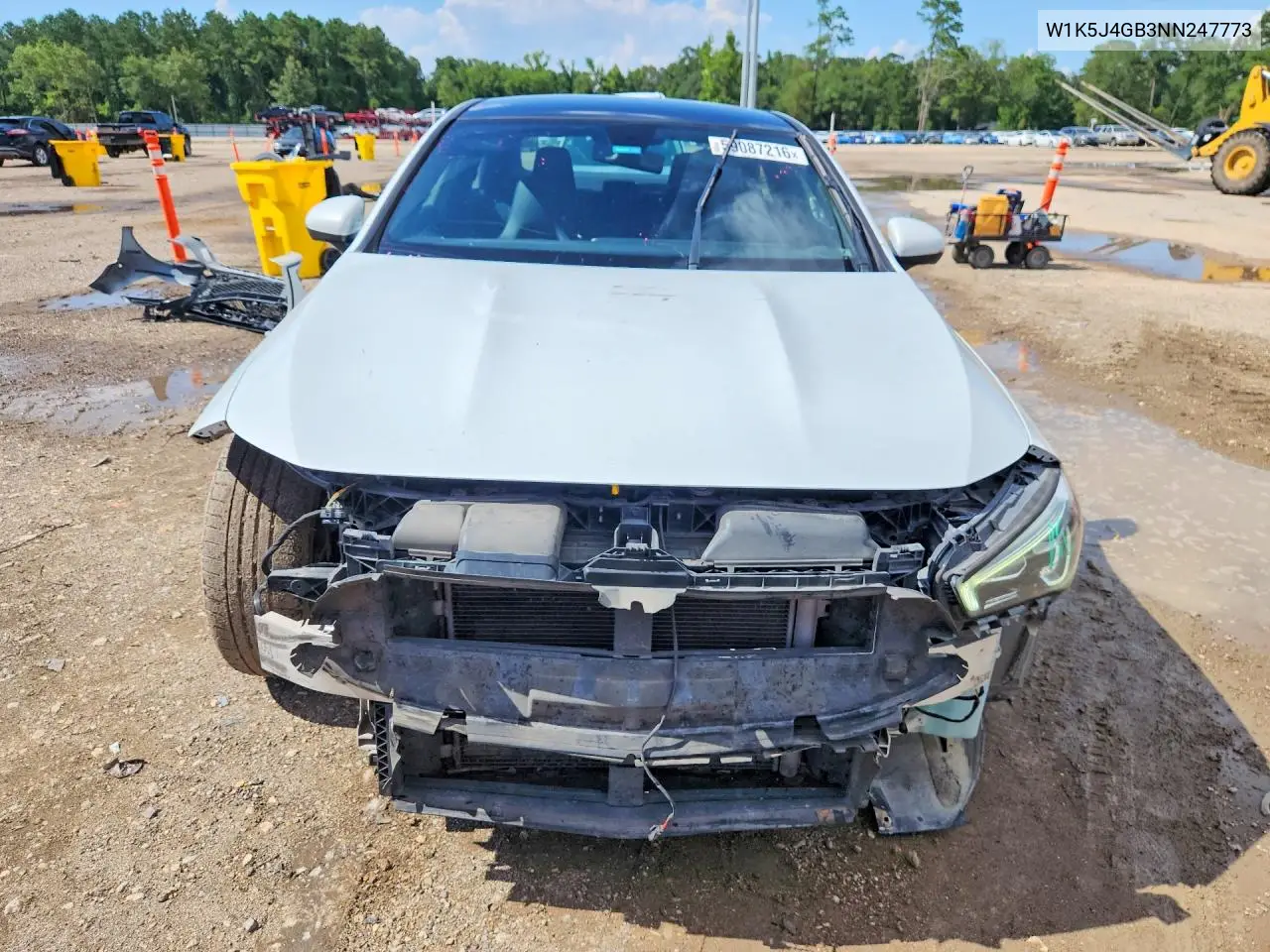 2022 Mercedes-Benz Cla 250 VIN: W1K5J4GB3NN247773 Lot: 59087216