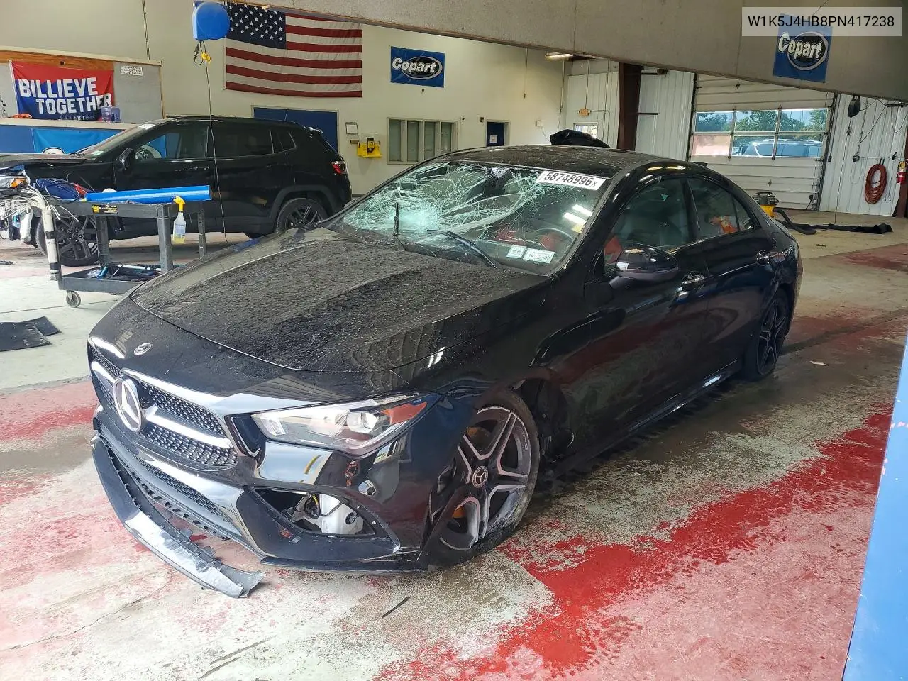 2023 Mercedes-Benz Cla 250 4Matic VIN: W1K5J4HB8PN417238 Lot: 58748996