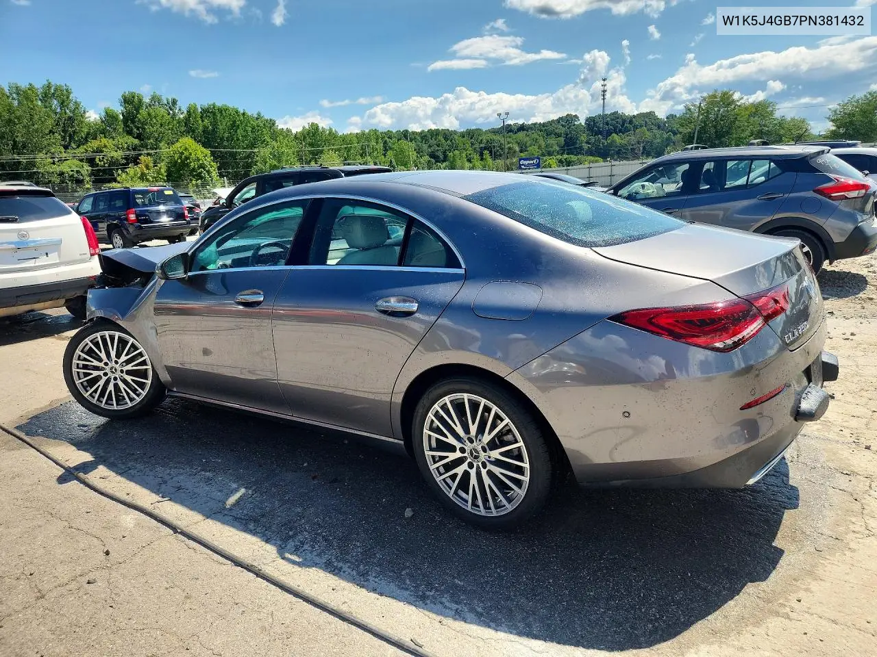 2023 Mercedes-Benz Cla 250 VIN: W1K5J4GB7PN381432 Lot: 60877386