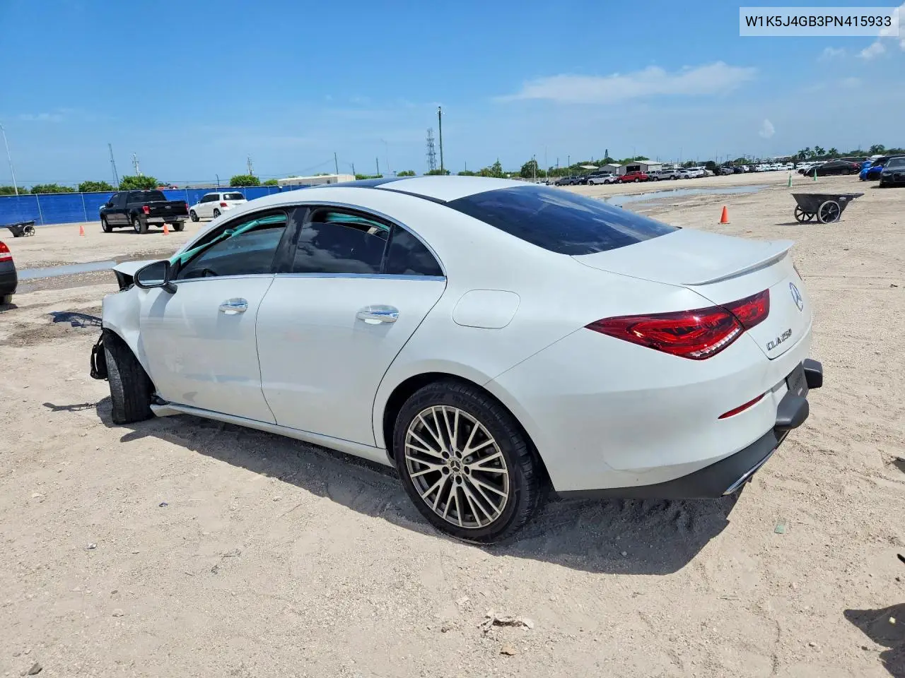 2023 Mercedes-Benz Cla 250 VIN: W1K5J4GB3PN415933 Lot: 61091166