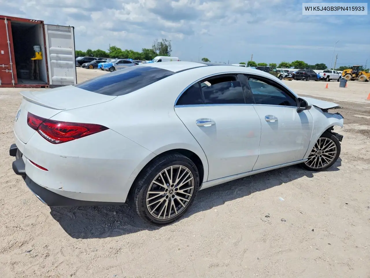 2023 Mercedes-Benz Cla 250 VIN: W1K5J4GB3PN415933 Lot: 61091166