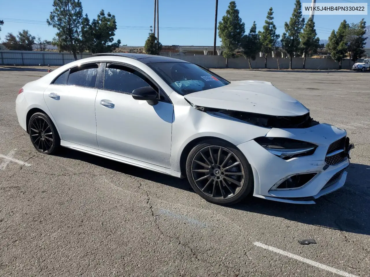 W1K5J4HB4PN330422 2023 Mercedes-Benz Cla 250 4Matic