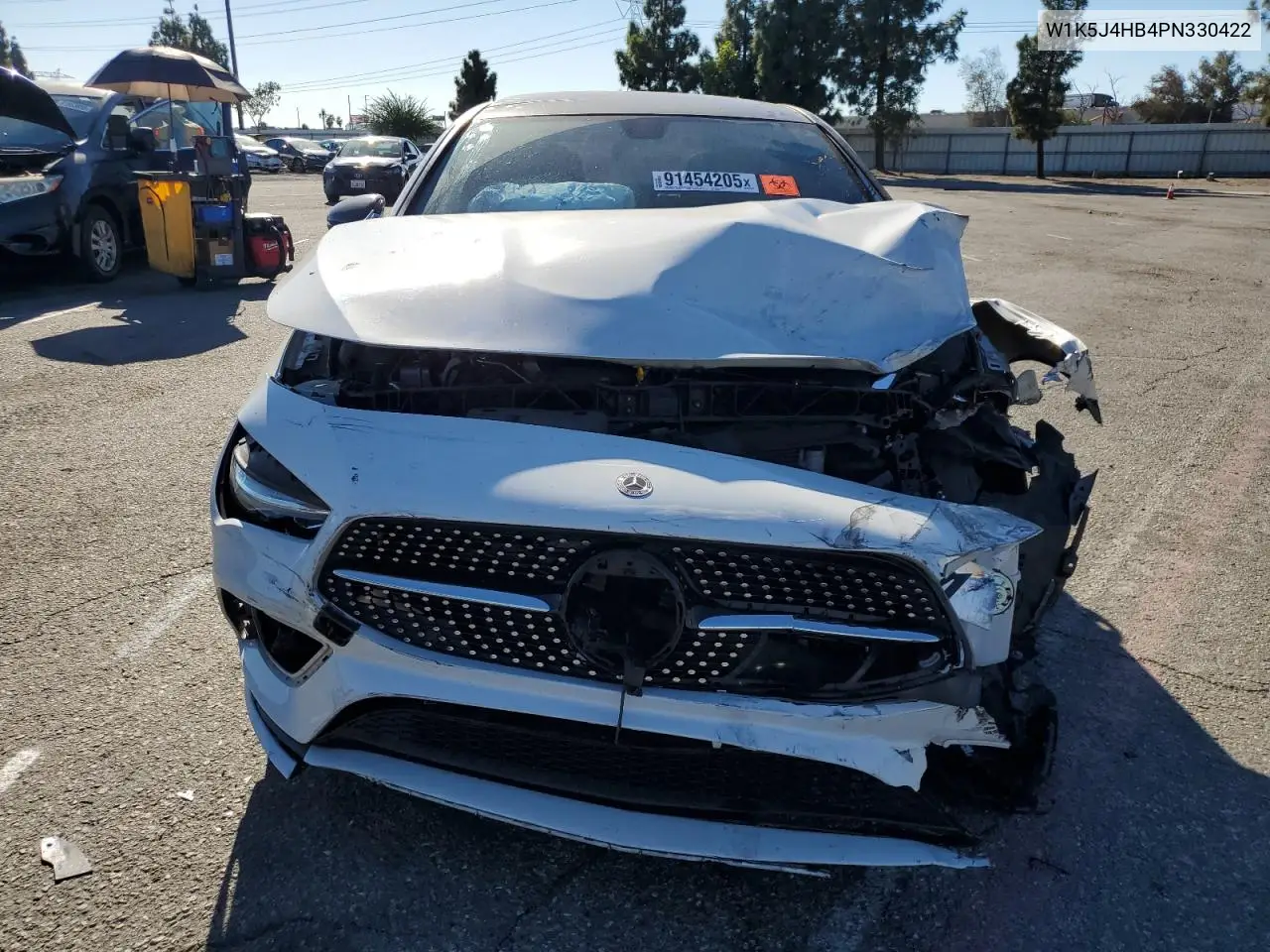 W1K5J4HB4PN330422 2023 Mercedes-Benz Cla 250 4Matic