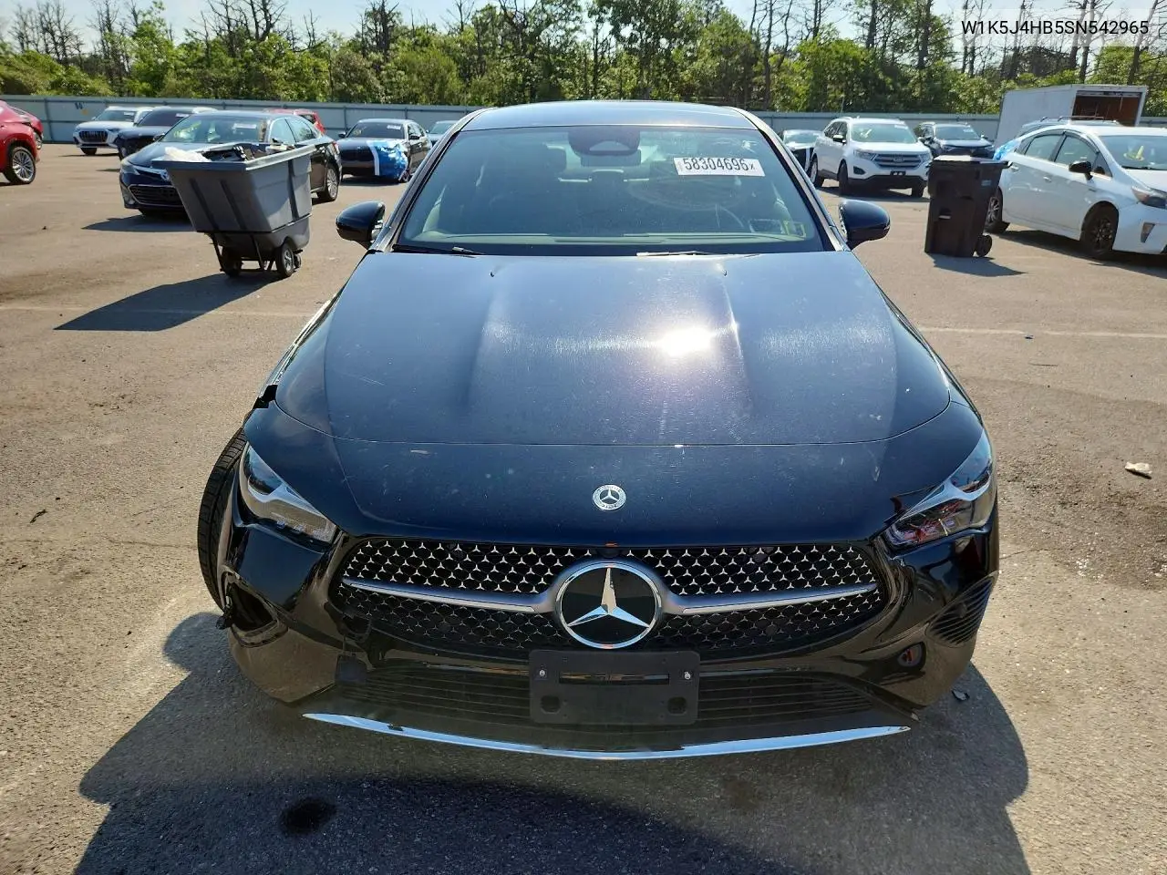 2025 Mercedes-Benz Cla 250 4Matic VIN: W1K5J4HB5SN542965 Lot: 58304696