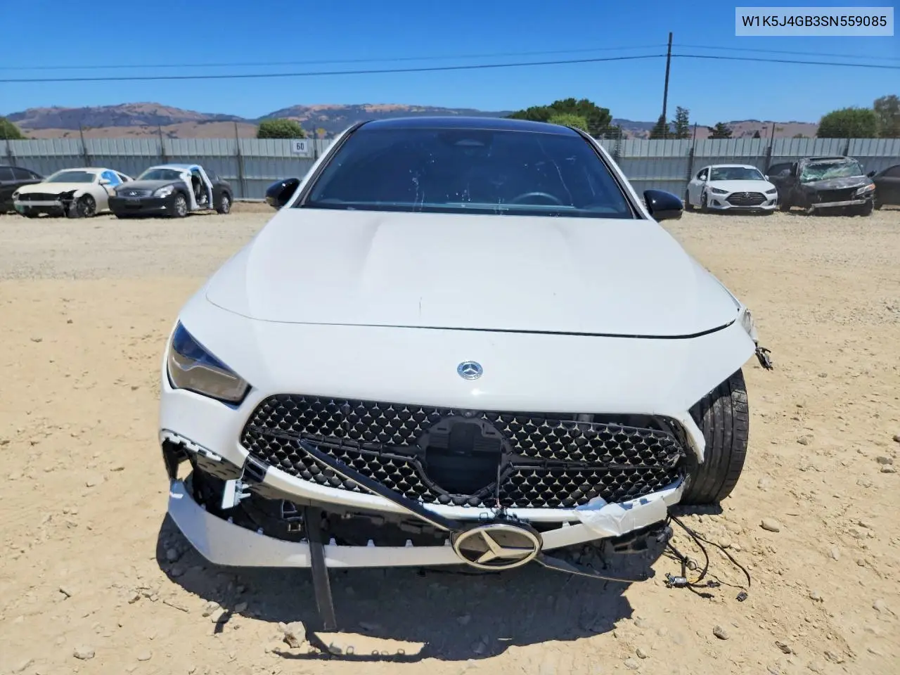 2025 Mercedes-Benz Cla 250 VIN: W1K5J4GB3SN559085 Lot: 58653616